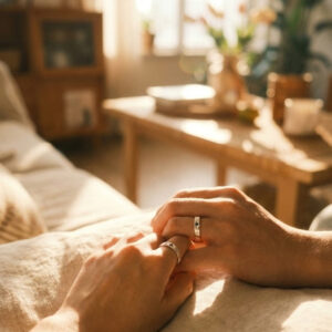 The Polaris Couple Ring Set